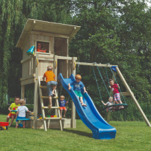 DHZ Houtpakket Blue Rabbit Toren Beach Hut 8,8 x 8,8 cm