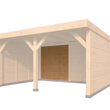 DHZ Rijssen Wand module Type B onbehandeld 250 x 224 cm