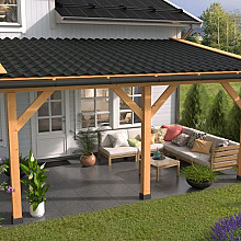 DHZ Veranda basispakket 400 x 300 cm geschaafd douglas