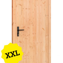 Douglas enkele dichte deur XXL B120xH215 cm buitenmaat, rechtsdraaiend
