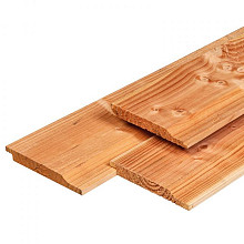 Douglas halfhouts rabat 1,8 x 14,5 x 300 cm, gedroogd, geschaafd