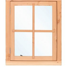 Douglas raam incl. 2 soorten roedes uitzetraam 77,6 x 94,6 cm