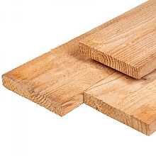 Douglas steigerplank 3,0 x 20,0 x 400 cm, vers, fijnbezaagd, scherpkantig