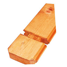 Extra wandlaag Nora | 34 mm | Red Class Wood geïmpregneerd