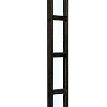 Glaswand modern zwart enkel Wandmodule B45 x H224 cm