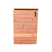 Douglas containerkast enkel op zwart frame, (HxBxD) 118 x 77 x 85 cm, onbehandeld