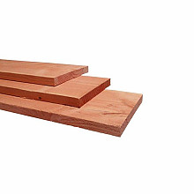 Douglas fijnbezaagde plank 2,5 x 25 x 300 cm, onbehandeld.