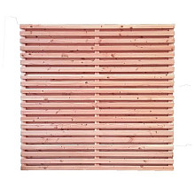 Douglas lattenscherm rhombus 20/21 planks, recht horizontaal 180 x 180 cm, onbehandeld