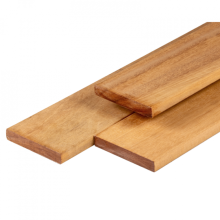 Tatajuba hardhouten vlonderplank 2,1 x 14,5 x 275 cm kunstmatig gedroogd, geschaafd, FAS