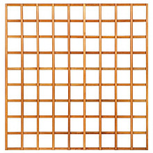 Trellis recht hardhout kunstmatig gedroogd H180 x B180 cm