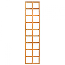 Trellis recht hardhout kunstmatig gedroogd H180 x B40 cm