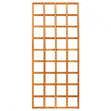 Trellis recht hardhout kunstmatig gedroogd H180 x B90 cm