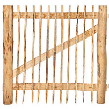 Kastanjepoort compleet B120 x H100 cm
