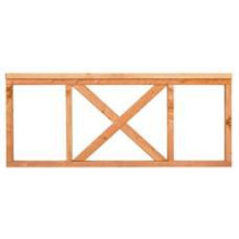 Kruishekwerk Red Class Wood inclusief afdeklat 200 x 75 cm
