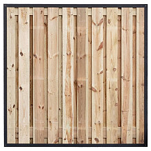 Luxe stalen kader voor schermen antraciet 180 x 180 cm
