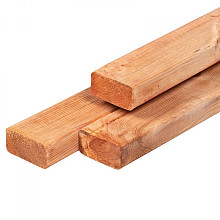 Red Class Wood ME vuren regel 4,5 x 9 x 300 cm – gedroogd, geïmpregneerd en geschaafd, PEFC