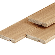 PuraShield composiet eindplank  2,3 x 13,8 x 300 cm, cedar, fijne houtnerf, clip systeem