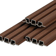 PuraTech 30 composiet triple profiel 3,3 x 17,0 x 290 cm, ipé, fijne houtnerf