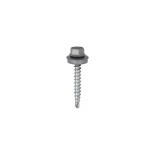 Dakpanprof. schroef 200 stuks blank