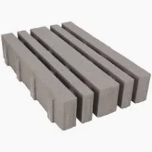Grastegel 40x60x12 cm MP grijs lineaire vlak 6st/lg