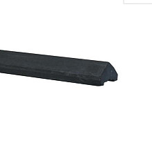 Betonnen Afdekkap voor Betonplaten met Motief 4,5 x 8,0 x 180 cm – Antraciet Gecoat
