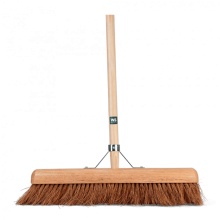 WS Kokosbezem 50 cm met verankerde steel (t.b.v. invegen WS SmartSand)