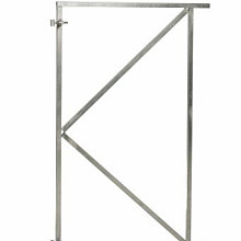 verstelbaar stalen poortframe 110 x 155 cm