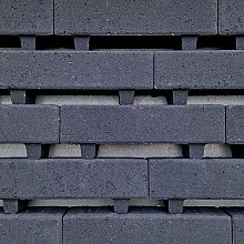 Waterpasserende longstone WaterWijs 7 cm antraciet