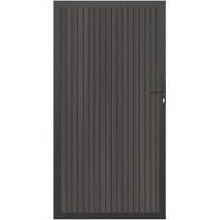 NewTechWood Co-extrusie composiet deur in aluminium frame, verticaal triple, 100 x 195 cm, Silver Gr