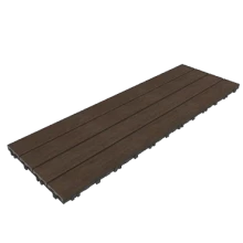 NewTechWood HKC kliktegel, 30 x 90 cm, Teak
