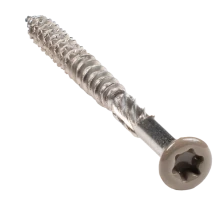Cobra Razorspin schroef RVS A2 5x60mm Cedar RAL1011 voor montage op houten onderbalk (50 schroeven)