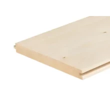 plank mes en groef 21 x 130 mm. x 185 cm. rib Fava Morgosa