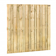Tuinscherm Linia 180 Premium, 180 x 180 cm, groen geïmpregneerd.