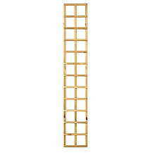 Trellis recht hardhout 180 x 30 cm