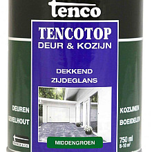 Tencotop deur & kozijn dekkend zijdeglans middengroen   0.75 l.
