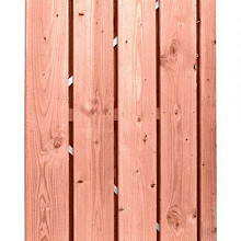 Douglas fijnbezaagde plankendeur op verstelbaar stalen frame, 19 mm, 100 x 190 cm, onbehandeld.