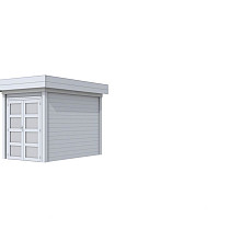 Vuren Topvision Zwaluw, 200 x 300 cm, lichtgrijs gespoten.