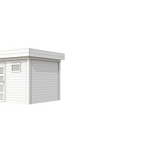 Vuren Topvision Bonte Kraai, 300 x 250 cm, wit gespoten.