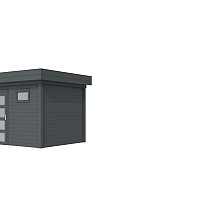 Vuren Topvision Bonte Kraai, 300 x 250 cm, antraciet gespoten.