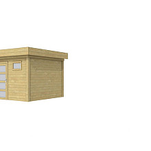 Vuren Topvision Kievit, 400 x 300 cm, groen geïmpregneerd.