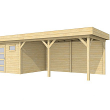 Vuren Topvision Kievit, 400 x 300 en luifel 500 cm, onbehandeld.